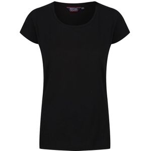 Regatta Dames/dames Carlie T-Shirt (Zwart) - Maat 48