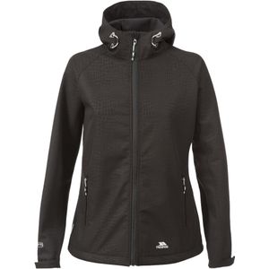 Trespass - Dames Cheska Slangenprint Waterdichte Softshell Jas (Zwart)