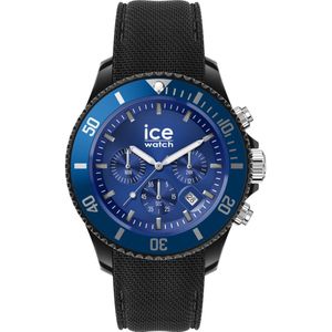 Ice Watch Ice Chrono - Black Blue Heren Horloge Zwart 020623