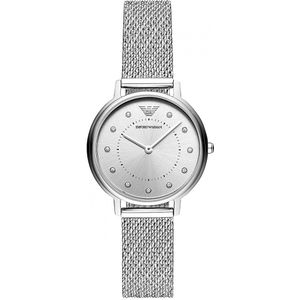 Emporio Armani Kappa Dameshorloge Zilverkleurig AR11128