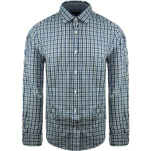 Eden Park - Slim - Overhemd - Blauw/Wit