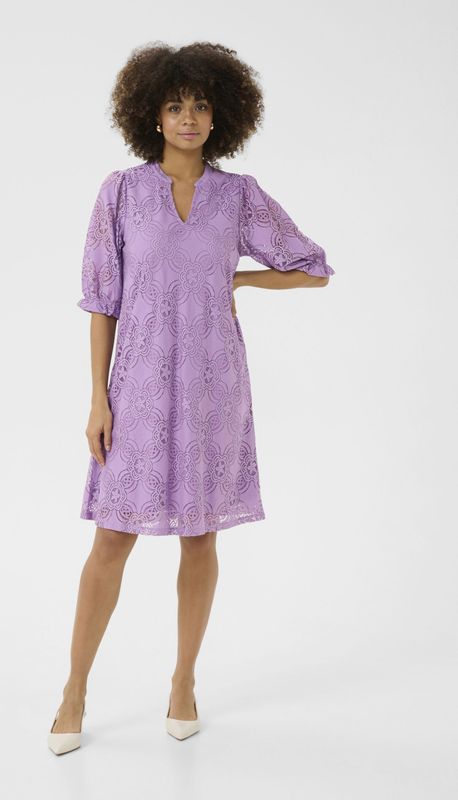 Culture - Olu - Damesjurk - Elegant - Lange Mouwen - V-hals