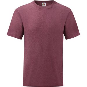 Fruit of the Loom Heren Valueweight T-Shirt (Heide Bourgogne)