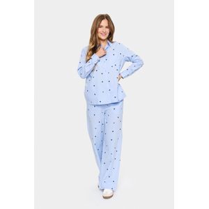 Overhemd met lang mouwen Loose fit Serenity NightSky Harts light blue