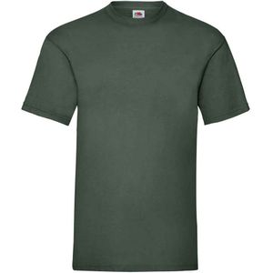 Fruit of the Loom Heren Valueweight T-Shirt (Fles groen)