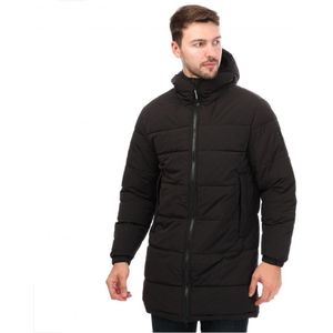 Heren Weekend Offender Saskatoon Long Jacket in Zwart