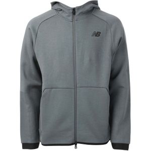 Men's New Balance R.W.Tech Fleece Full Zip Hoody  - Heren - Grijs - Maat 2XL