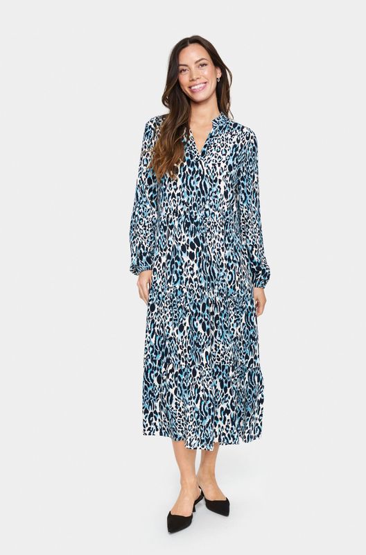 Jurk Loose fit blue multi