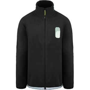 Puma x Helly Hansen - Polar Fleece - Zwart - Lange Mouw Zip Up