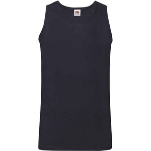 Fruit of the Loom Heren sportvest top (Deep Navy)