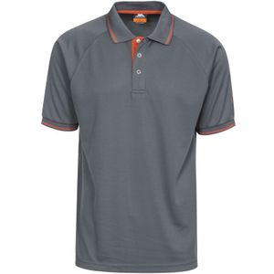 Trespass Heren Bonington Korte Mouw Actief Poloshirt (Koolstof) - Maat XS