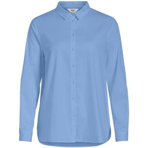 OBJECT blouse OBJROXA met biologisch katoen blauw