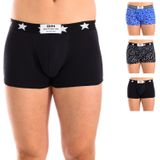 Dim Vibes - Boxershorts - Zwart - Blauw - Katoen