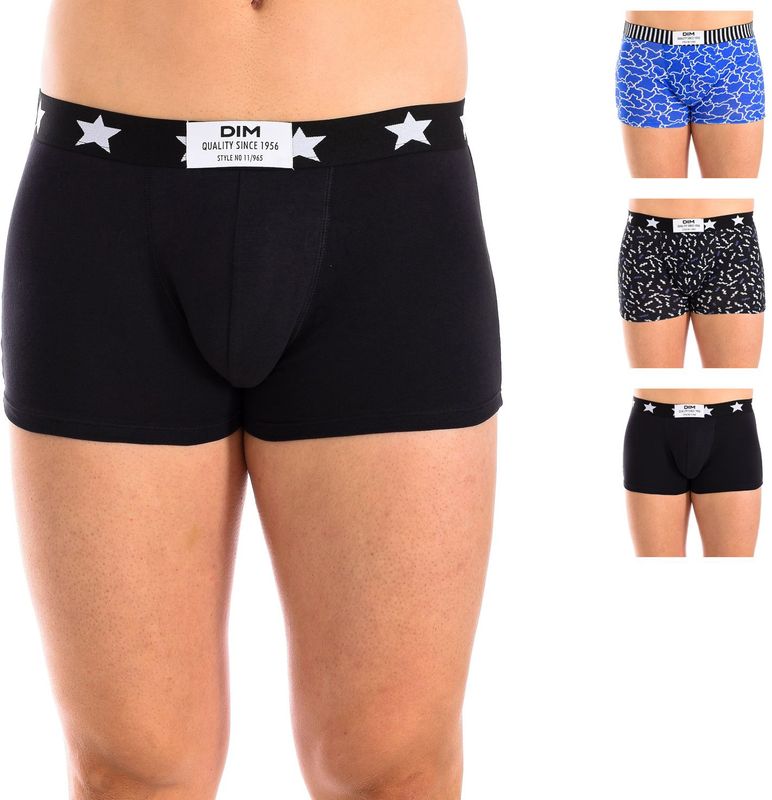 Dim Vibes - Boxershorts - Zwart - Blauw - Katoen