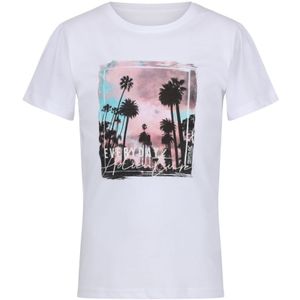 Regatta Kinderen/Kinderen Bosley VI Palmboom T-Shirt (Wit)