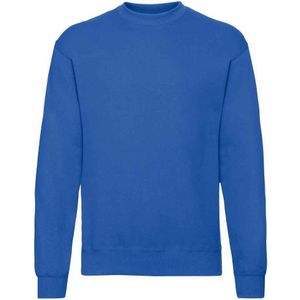 Fruit of the Loom Unisex Sweatshirt met Klassieke Schouder (Koningsblauw)