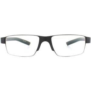Porsche Design rechthoekig zilveren zwarte unisex vrouwen bril frames