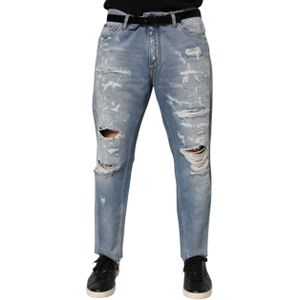 Versleten Denim Jeans