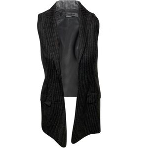 Alexander Wang Gestreepte Mouwloze Vest in Grijs Wol