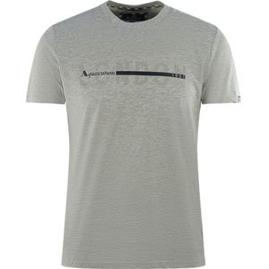 Aquascutum London 1851 Split Logo Grey T-Shirt