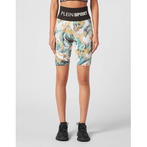 Plein Sport, Dames, Korte broeken, Veelkleurig, Maat: XS Poliester,