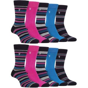 Heren 10 Paar Multi-Pack Heldere Bamboosokken