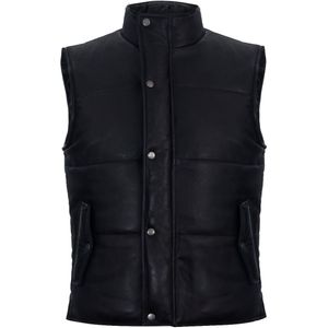 Leren jassen - Mouwloos - Gewatteerd - Puffer warmer vest