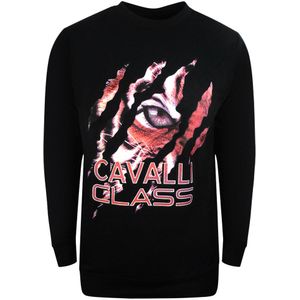 Cavalli Class - Peeking Tiger Design - Zwart - Sweatshirt