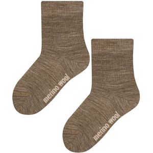 Sokken van Merinowol voor peuters | Steven | Warme dikke sokken voor de winter - Beige