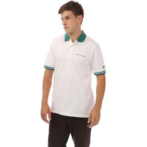 Lyle And Scott - Poloshirt - Wit - Geborduurd
