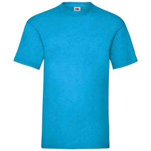 Fruit of the Loom Heren Valueweight T-Shirt (Azuurblauw)