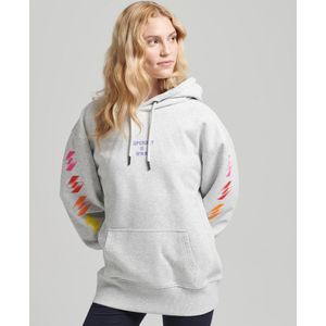 Superdry Half Tone S Logo oversized hoodie