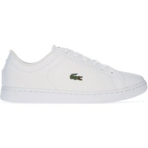 Lacoste Junior Carnaby Evo Sneakers Voor Jongens, Wit - Maat 38.5