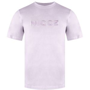 Nicce - Mercurius T-Shirt - Licht Roze - Korte Mouw - Heren - Katoen