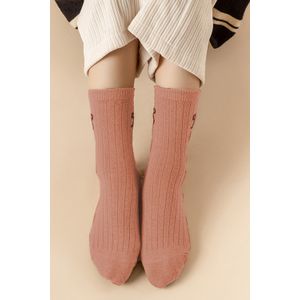 Boog Crew Sokken Geribbelde Brei