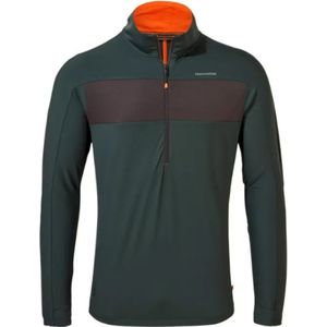 Craghoppers Heren Valens Half Zip Pullover (Sparrengroen) - Maat S