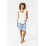 Cream - Crmianna Pointelle Top - Dames - Wit - Polyester