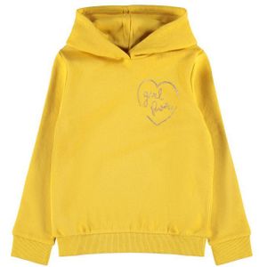 NAME IT hoodie met tekst geel