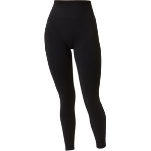 Björn Borg - Dames Naadloze Ribbels Vrije Tights Leggings - Zwart