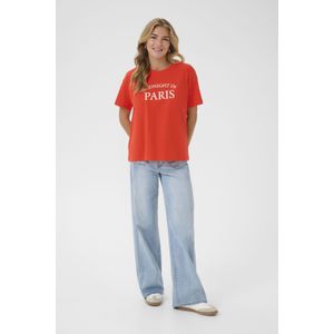 Kaffe - Tops - Oranje - Katoen