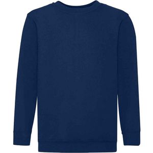 Fruit of the Loom Kids / Kinderen Klassieke Drop Schouder Sweatshirt (Marine)