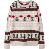 Gebreide Trui - Kerst - Regular Fit - Ronde Hals - Lange Mouwen