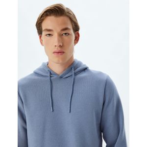 Koton - Sweatshirt - Blauw - Effen - Lange Mouw