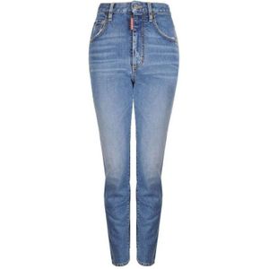 Dsquared2 Jeans Tight Cropped Vrouw blauw
