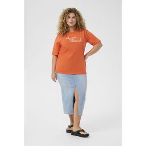 T-shirt Loose fit Grenadine orange