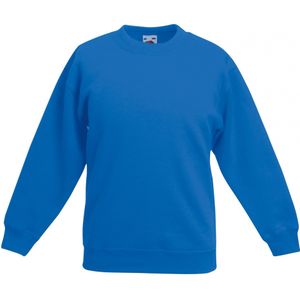 Fruit Of The Loom - Premium 70/30 Sweatshirt - Royaal Blauw - Kinder Unisex