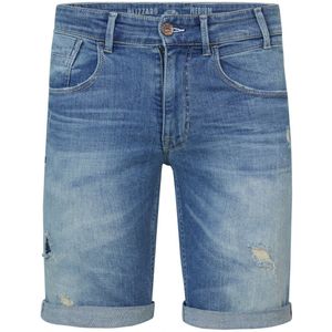 Petrol Industries - Heren Denim Short - Blauw - Maat M