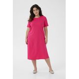 KAFFE Curve - Caline - Damesjurk - Neutraal - Midi-lengte - V-hals