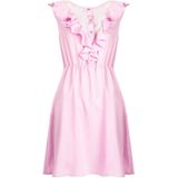 Liu Jo - Getailleerde Mini Jurk - Paars - Kanten Details