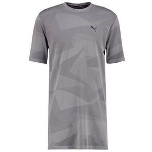 Puma - Evo Knit Image Tee - T-shirt - Grijs - Heren